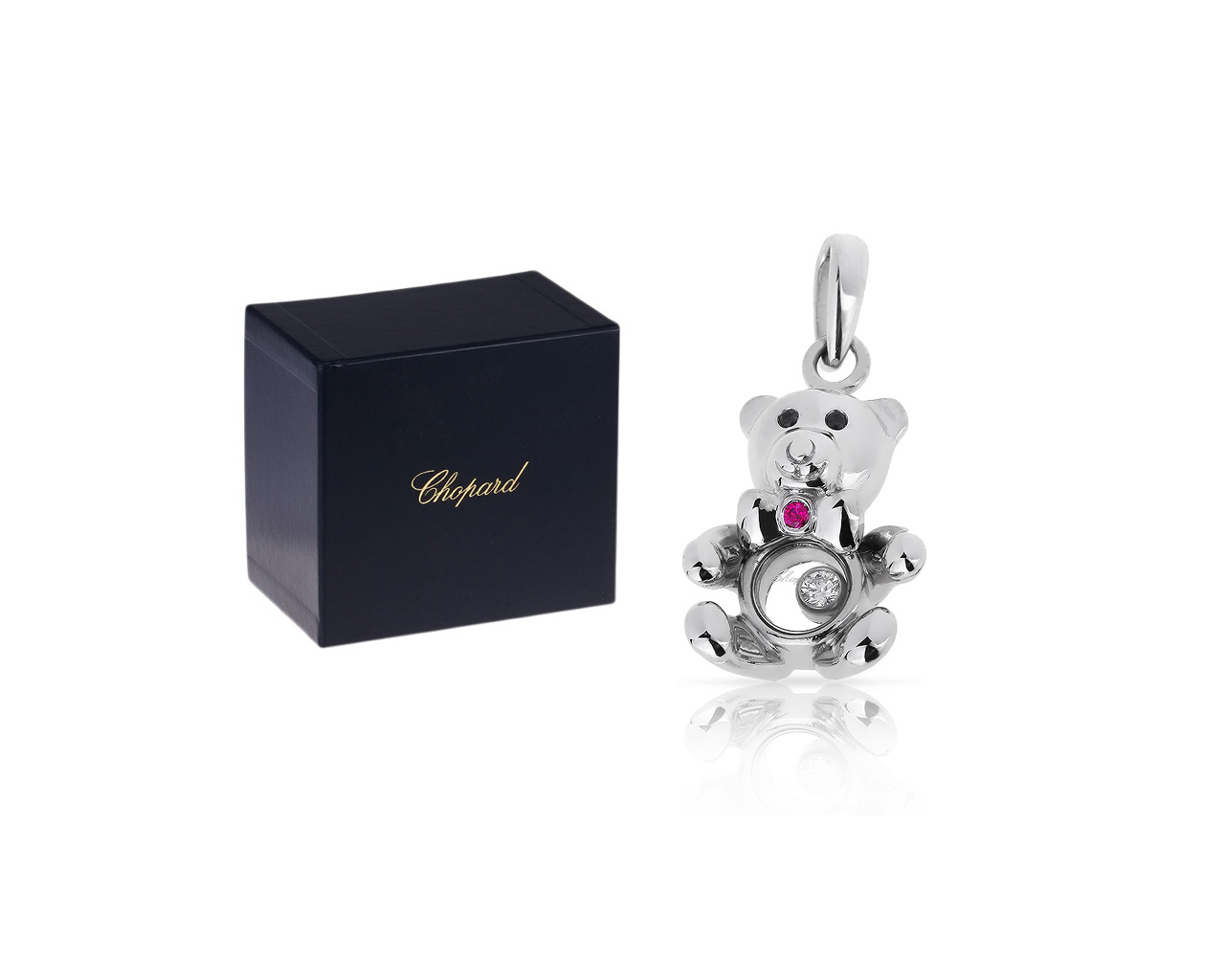 Прекрасная золотая подвеска Chopard Happy Bear