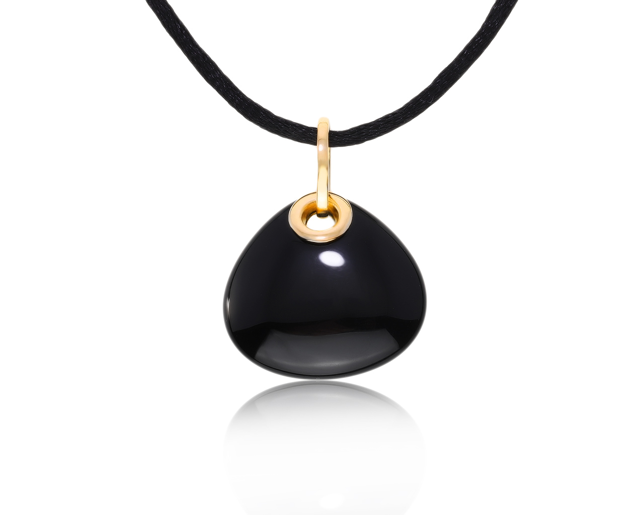 Итальянский золотой кулон с ониксом 33.45ct 050321/18