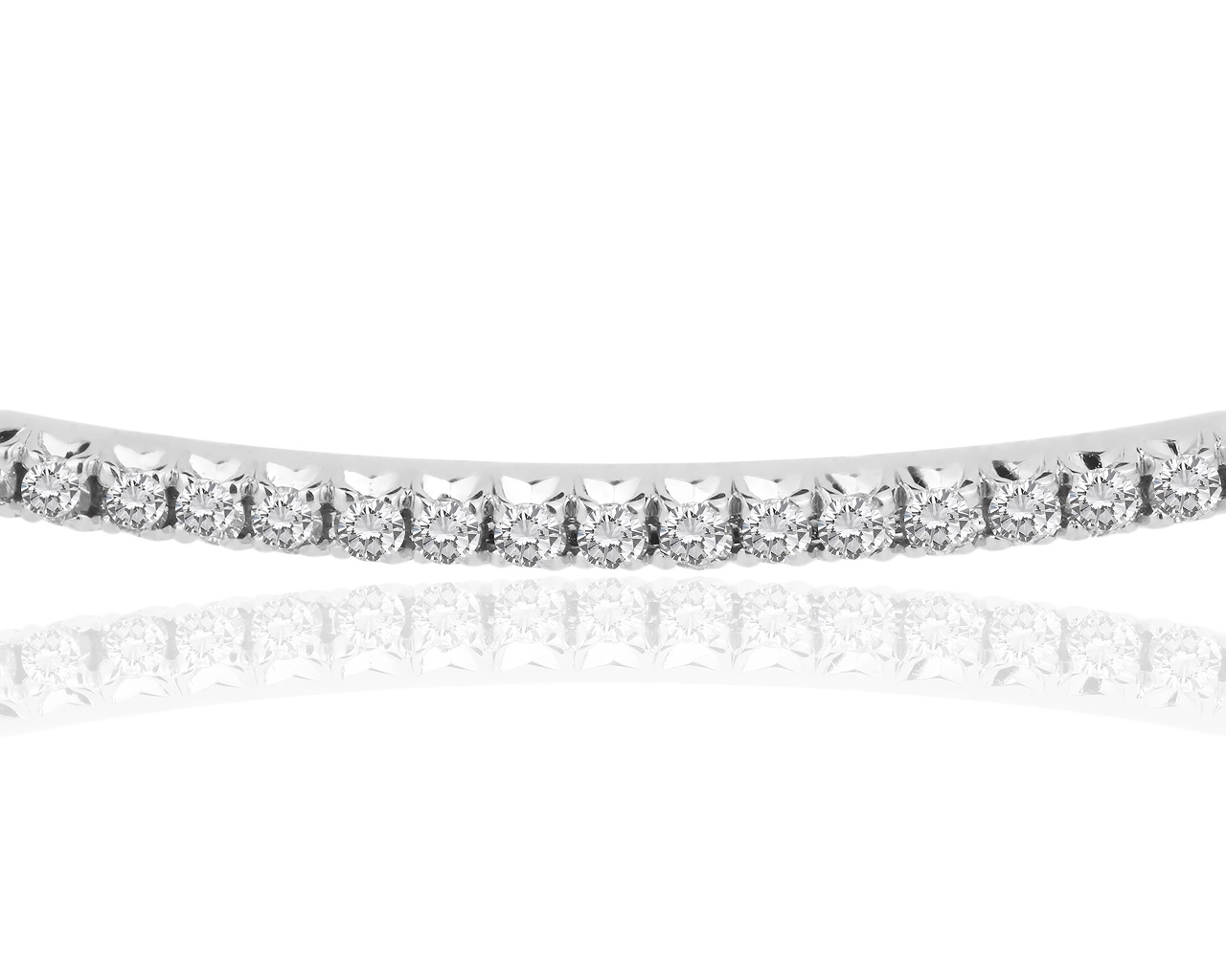 Оригинальный золотой браслет с бриллиантами 0.67ct Tiffany&Co Metro