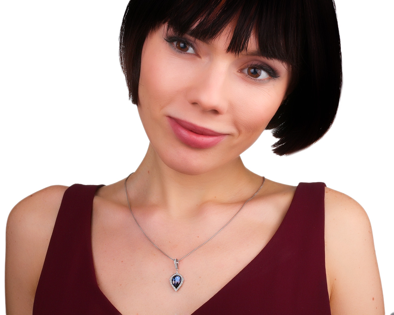 Золотая подвеска с топазом и бриллиантами 0.30ct Stephen Webster