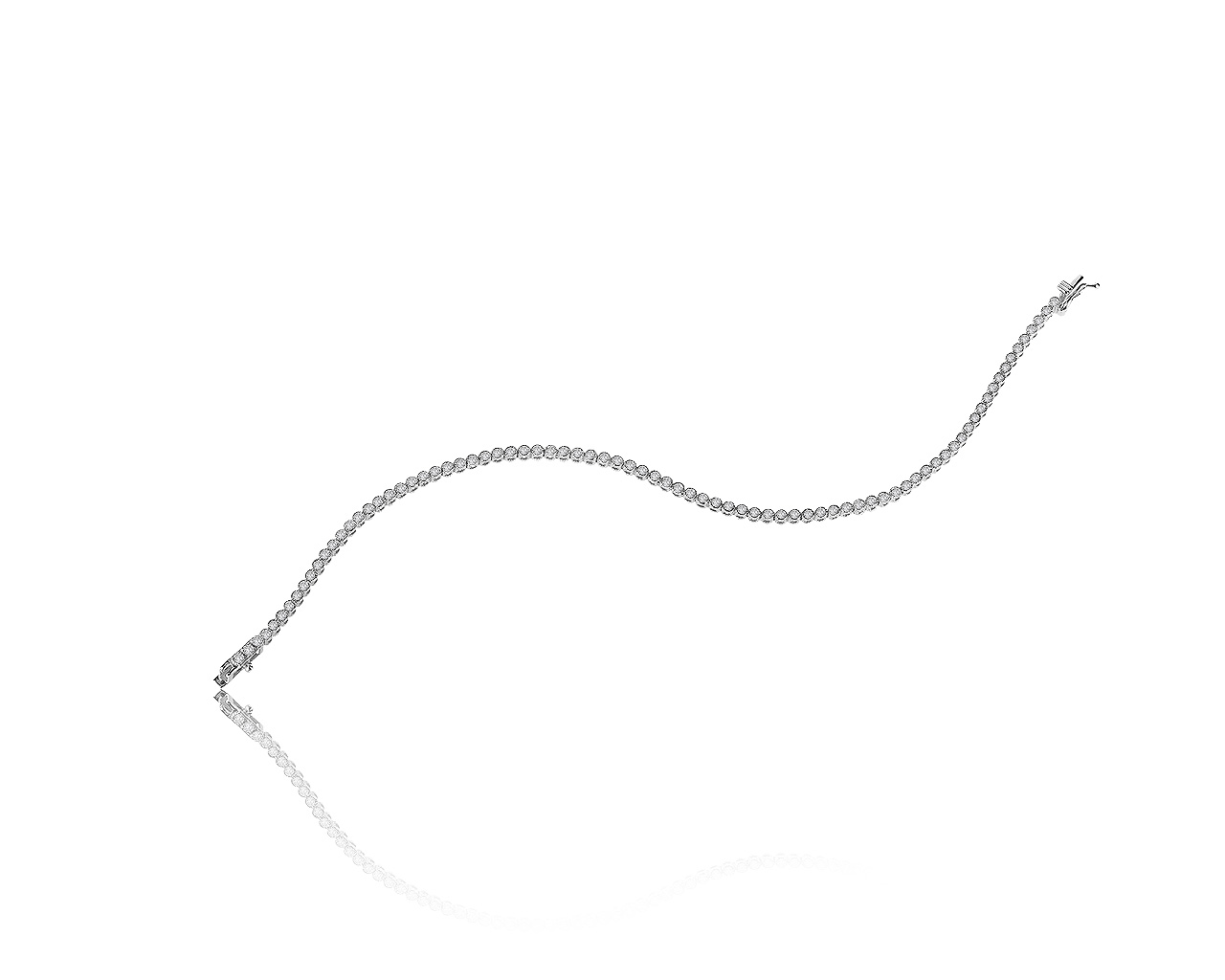 Прекрасный золотой браслет с бриллиантами 1.30ct 240120/2