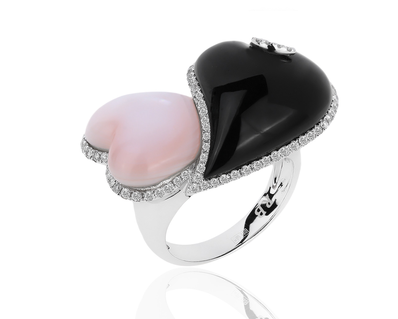 Оригинальное золотое кольцо с бриллиантами 0.53ct Roberto Bravo 170419/5