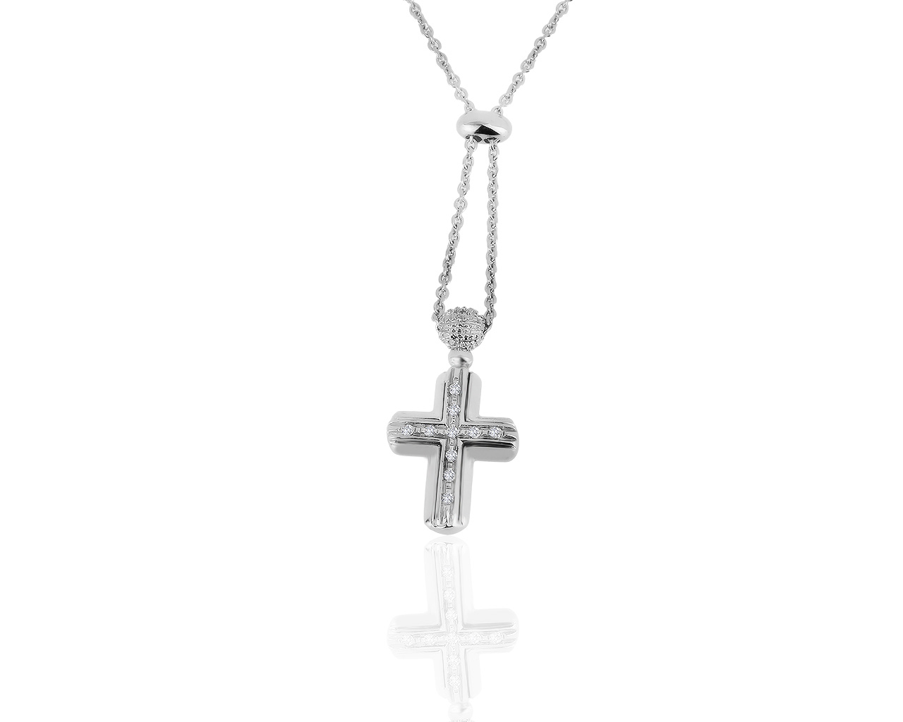 Итальянский золотой кулон с бриллиантами 0.17ct 160919/3