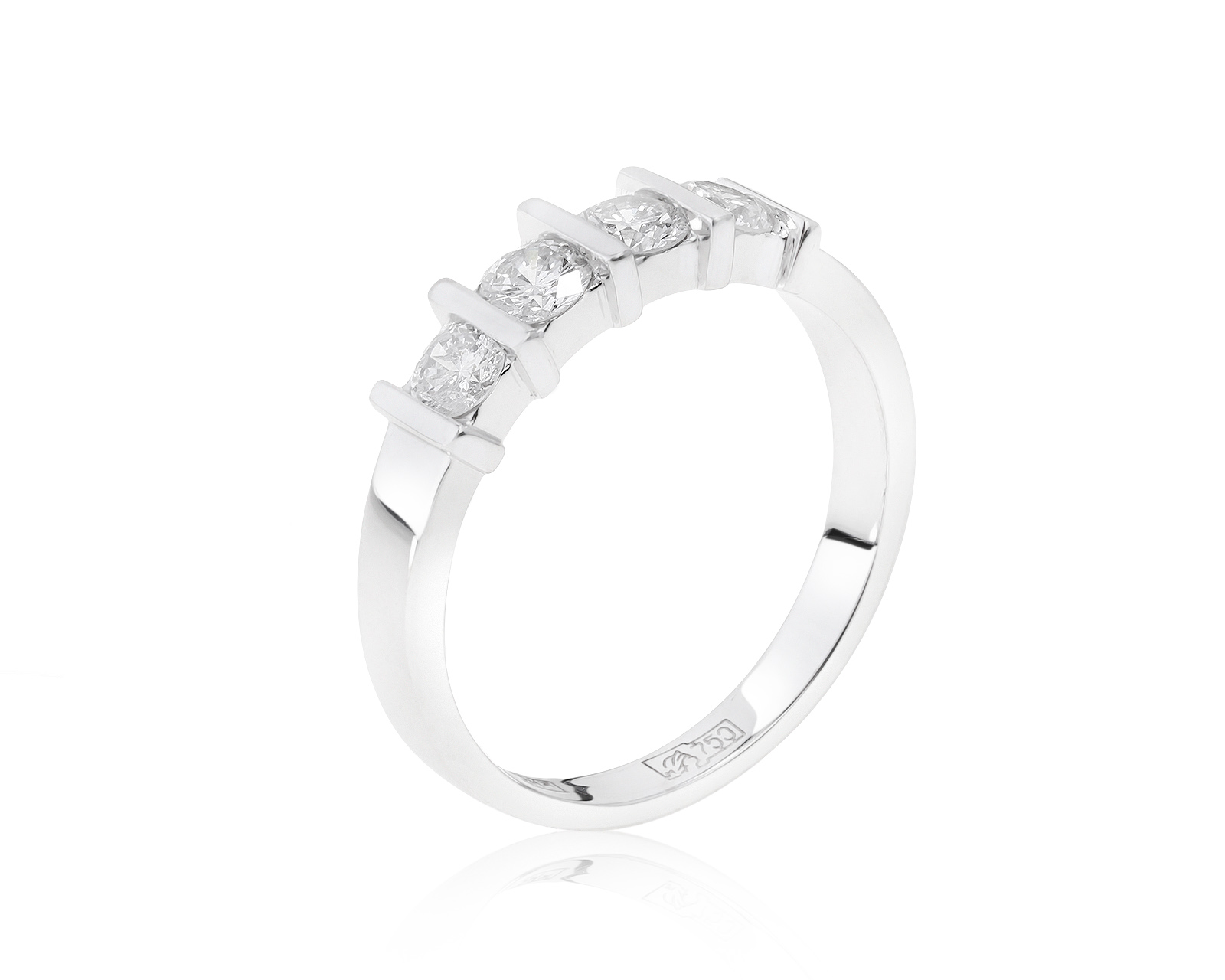 Превосходное золотое кольцо с бриллиантами 0.55ct 071221/2