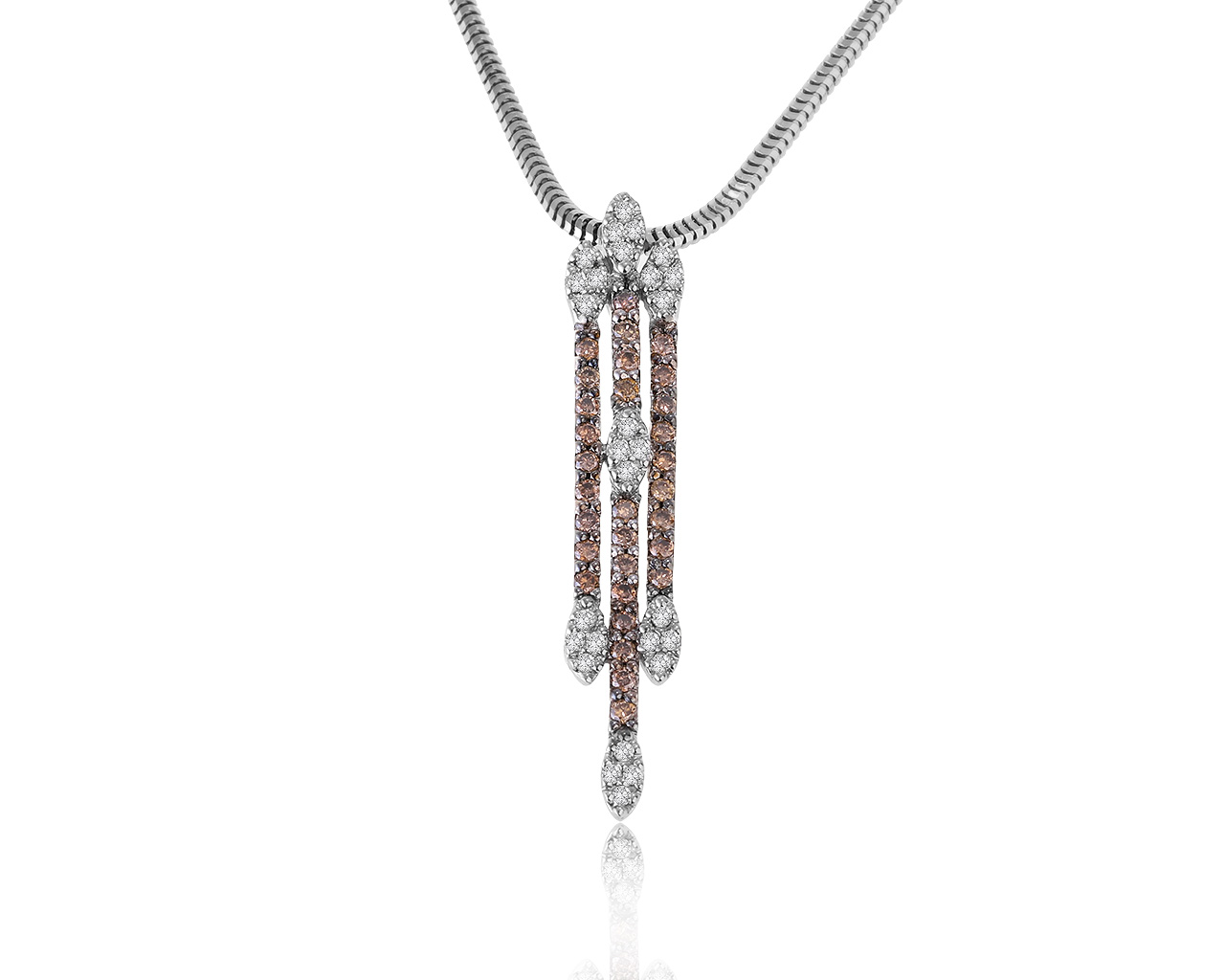 Изящный золотой кулон с бриллиантами 0.32ct 311020/4