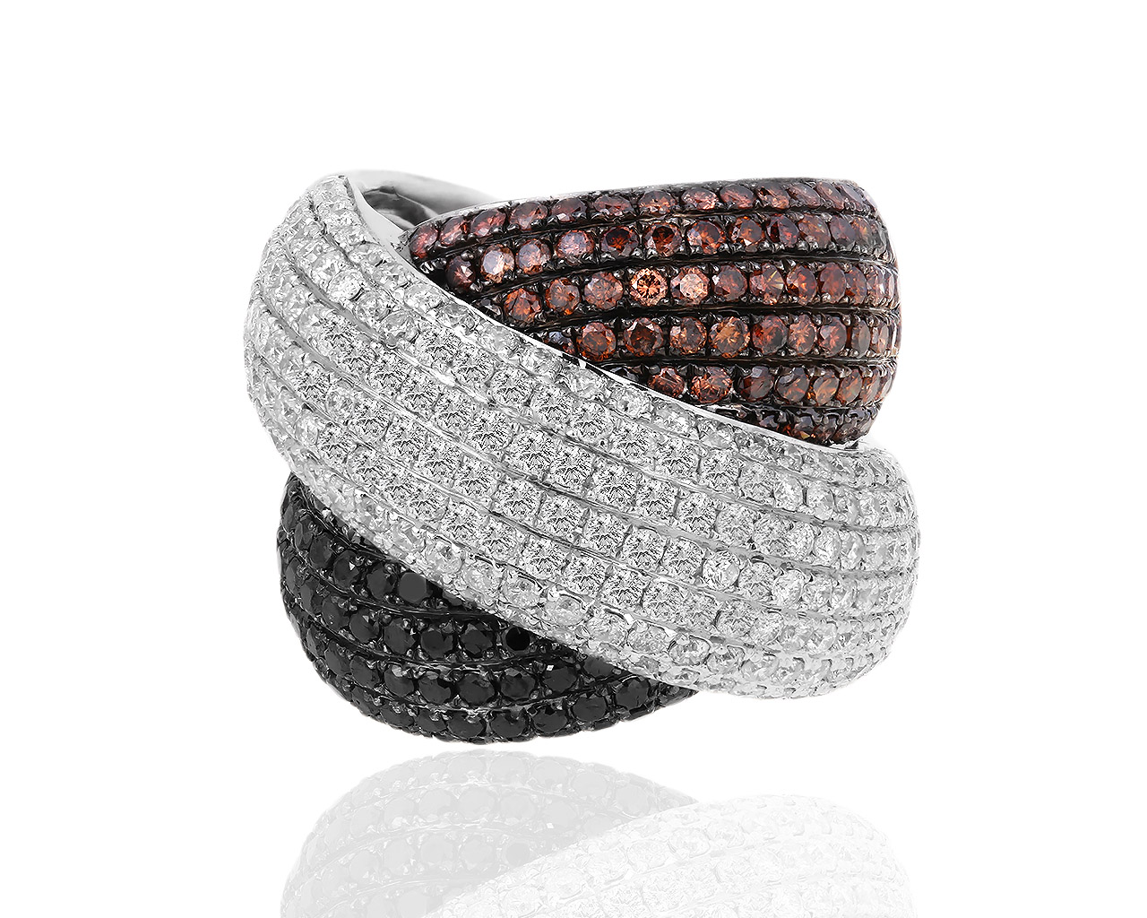 Шикарное золотое кольцо с бриллиантами 7.07ct 271218/9