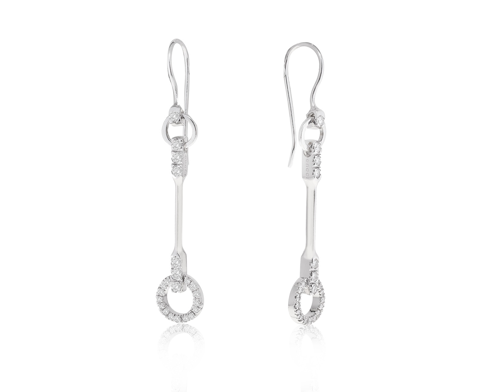 Оригинальные золотые серьги Gucci 130623/12