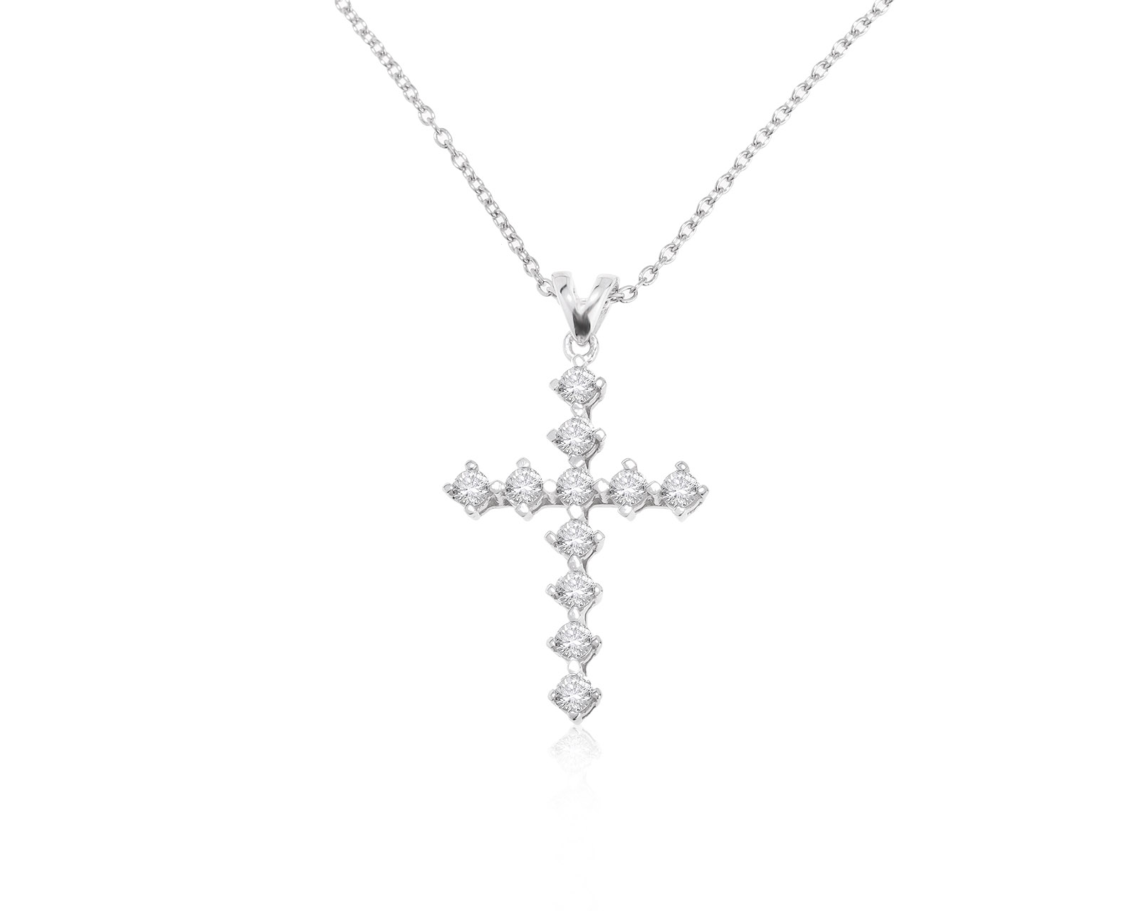 Изысканный золотой кулон с бриллиантами 0.66ct 071121/1