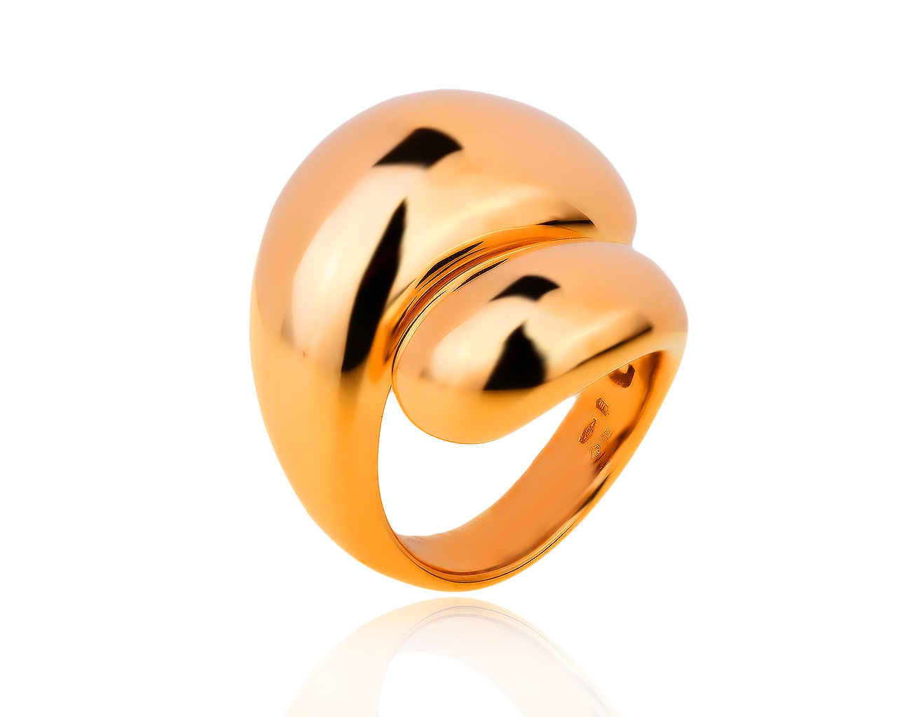 Модное золотое кольцо De Grisogono Snake
