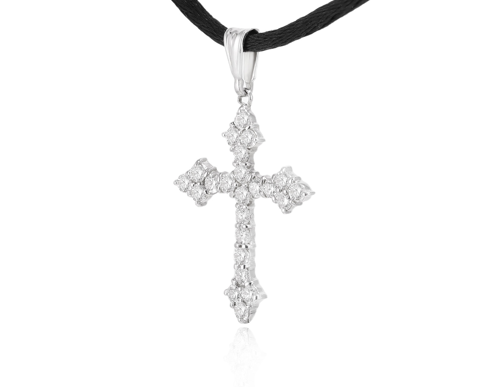 Золотой кулон с бриллиантами 1.15ct