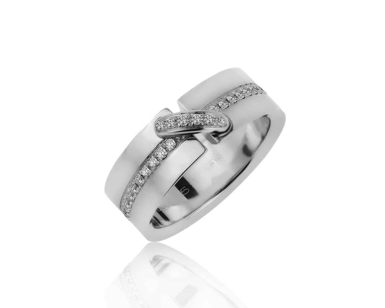 Оригинальное золотое кольцо с бриллиантами 0.22ct Chaumet 130320/12 Оригинальное золотое кольцо с бриллиантами 0.22ct Chaumet 130320/12