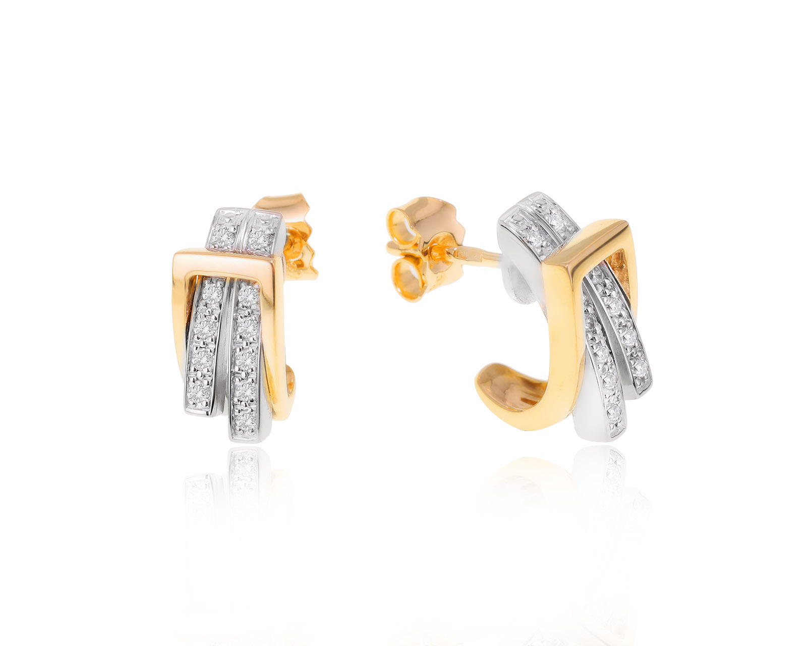 Оригинальные золотые серьги Guy Laroche 110524/2