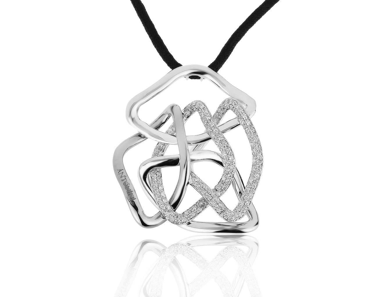 Оригинальный золотой кулон с бриллиантами 0.71ct Antonini 281019/18