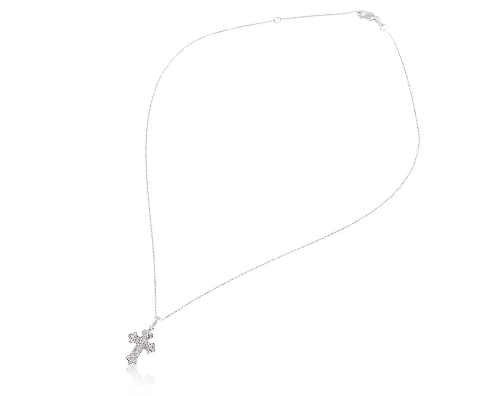 Золотой кулон с бриллиантами 0.26ct