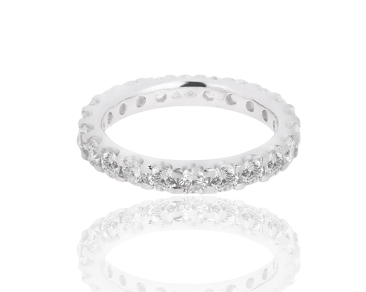 Утонченное золотое кольцо с бриллиантами 1.71ct 030918/7