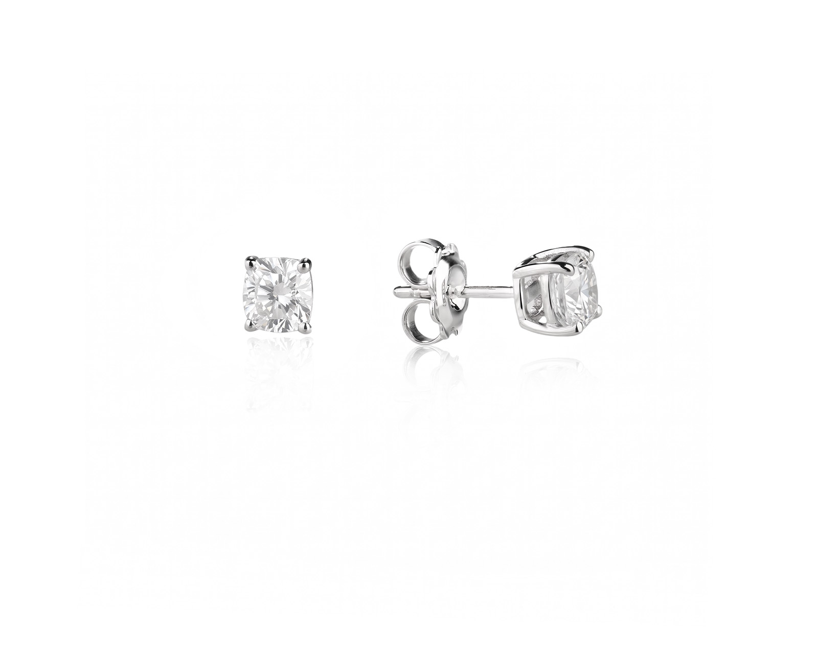 Золотые серьги с бриллиантами 1.40ct