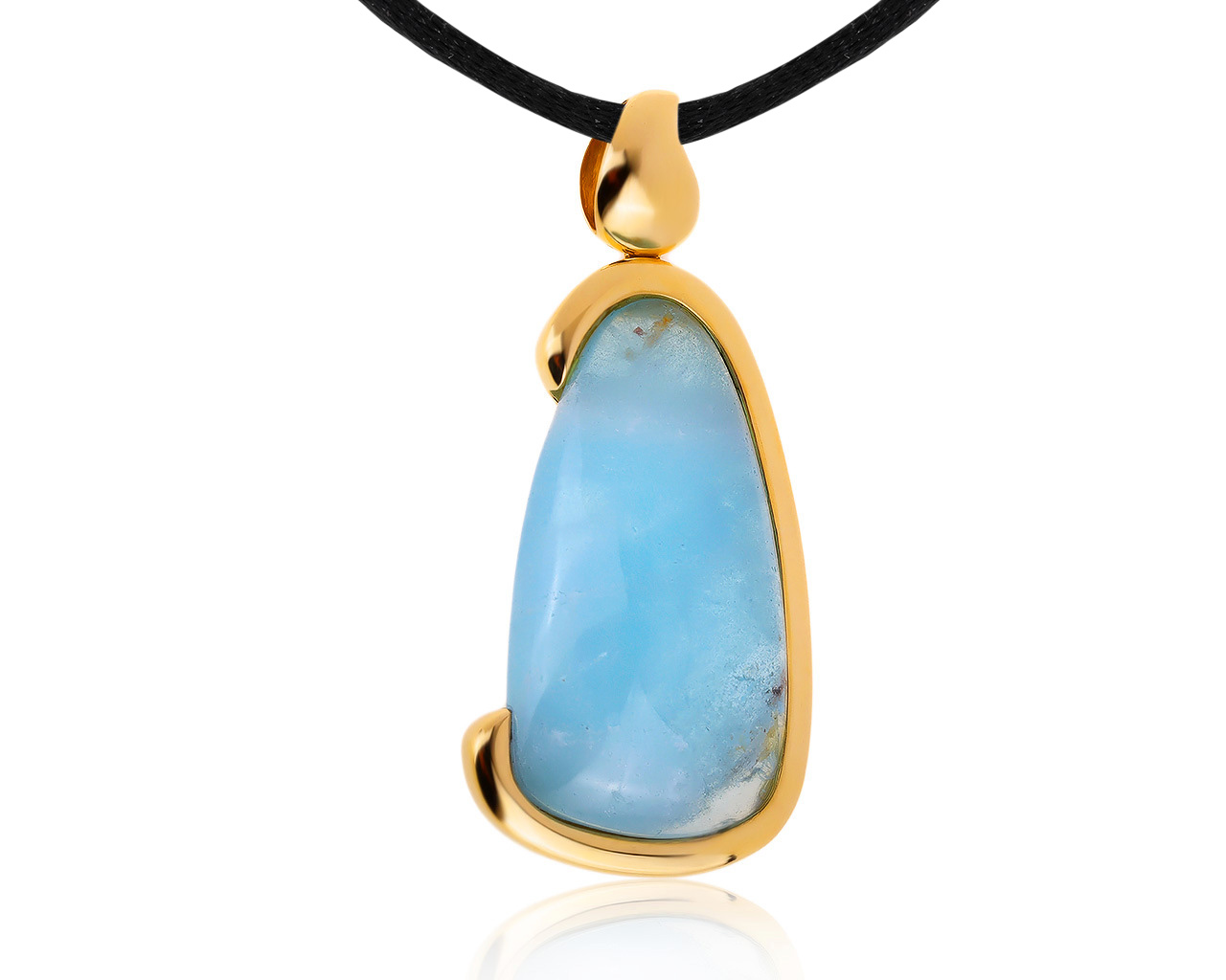 Оригинальный золотой кулон с аквамарином 70.57ct Tamara Camolli 030720/4 Оригинальный золотой кулон с аквамарином 70.57ct Tamara Camolli 030720/4
