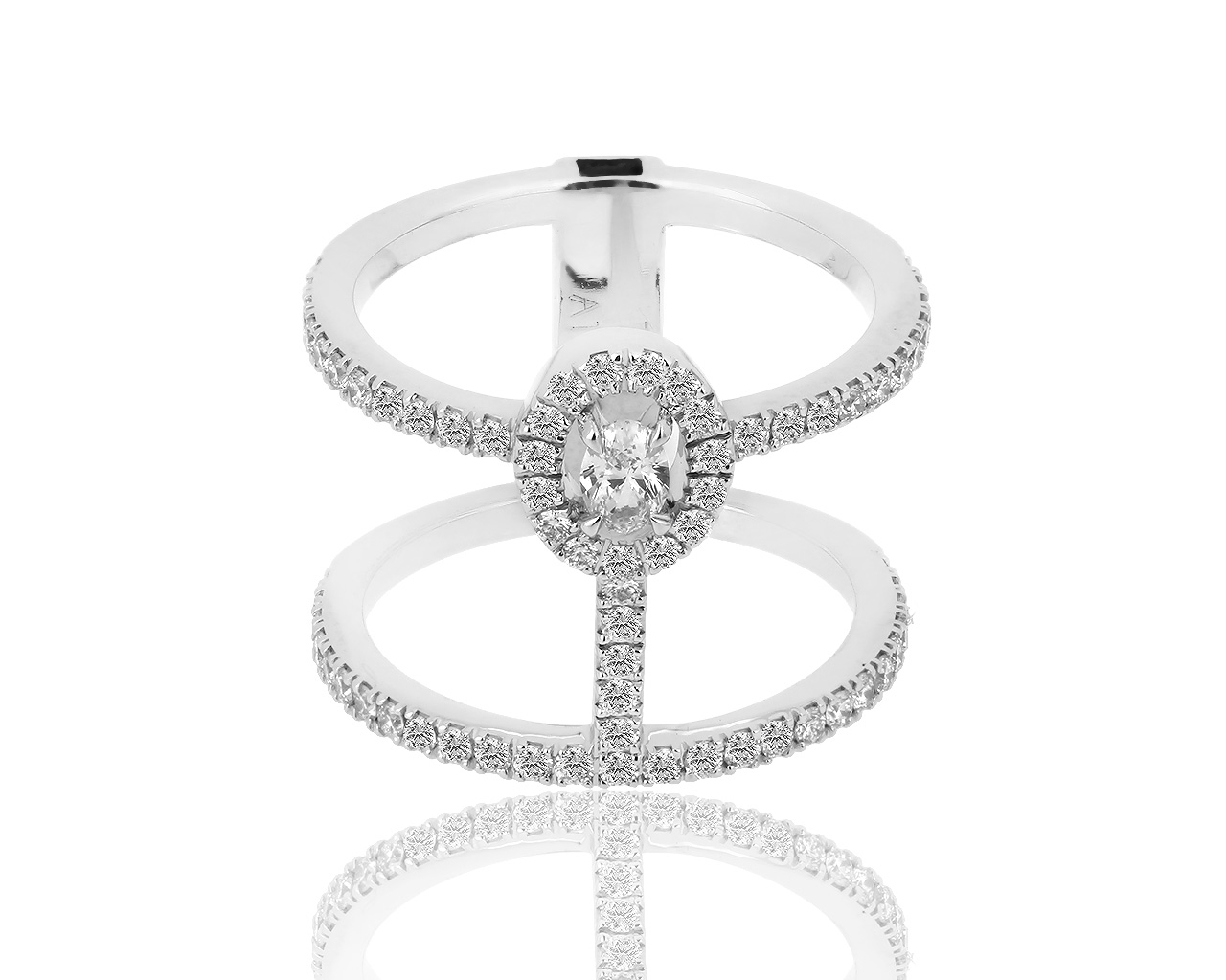 Золотое кольцо с бриллиантами 0.50ct Messika Glamazone 181118/2