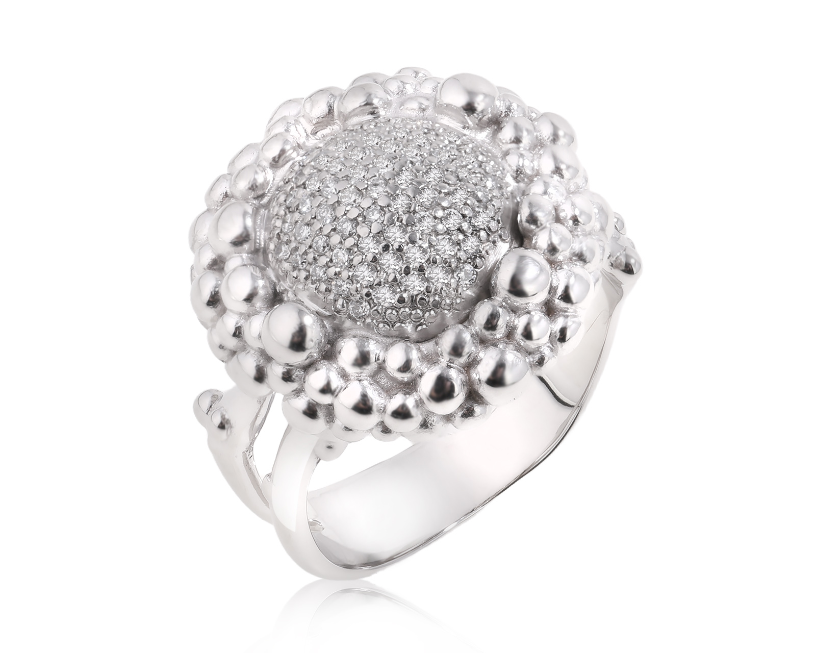 Золотое кольцо с бриллиантами 0.25ct 080325/1