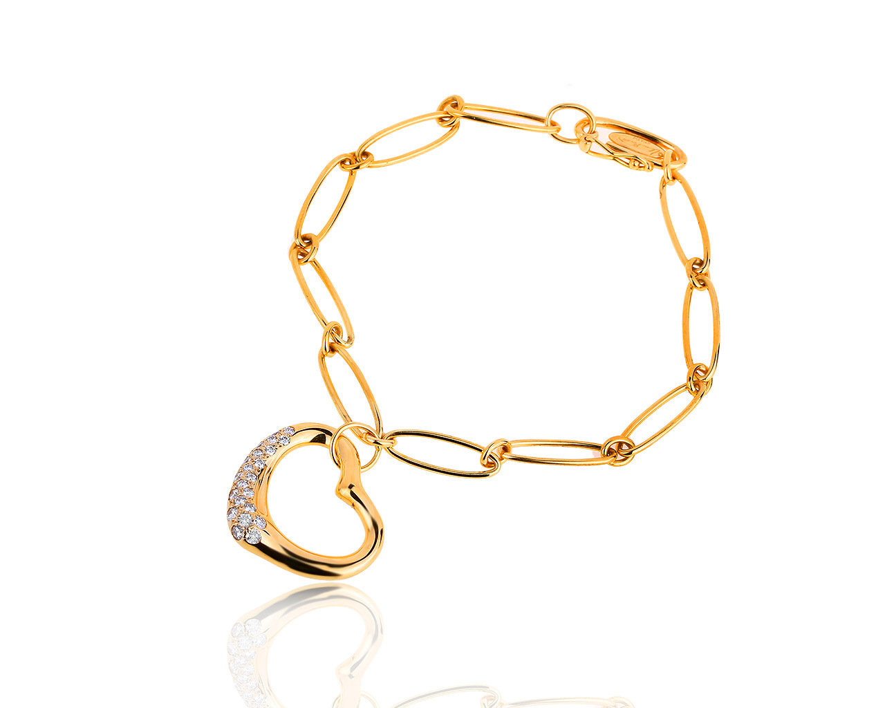 Оригинальный золотой браслет с бриллиантами 0.42ct Tiffany&Co 051219/2