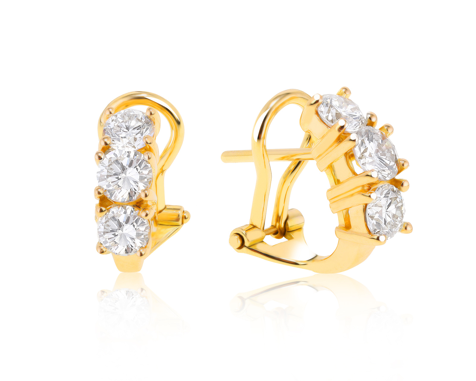 Оригинальные золотые серьги Carl F. Bucherer 261021/14