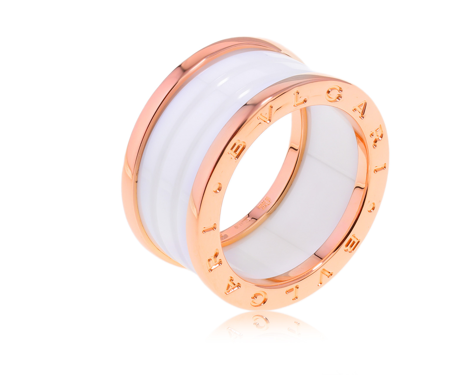 Оригинальное золотое кольцо Bvlgari B.Zero1 251123/1