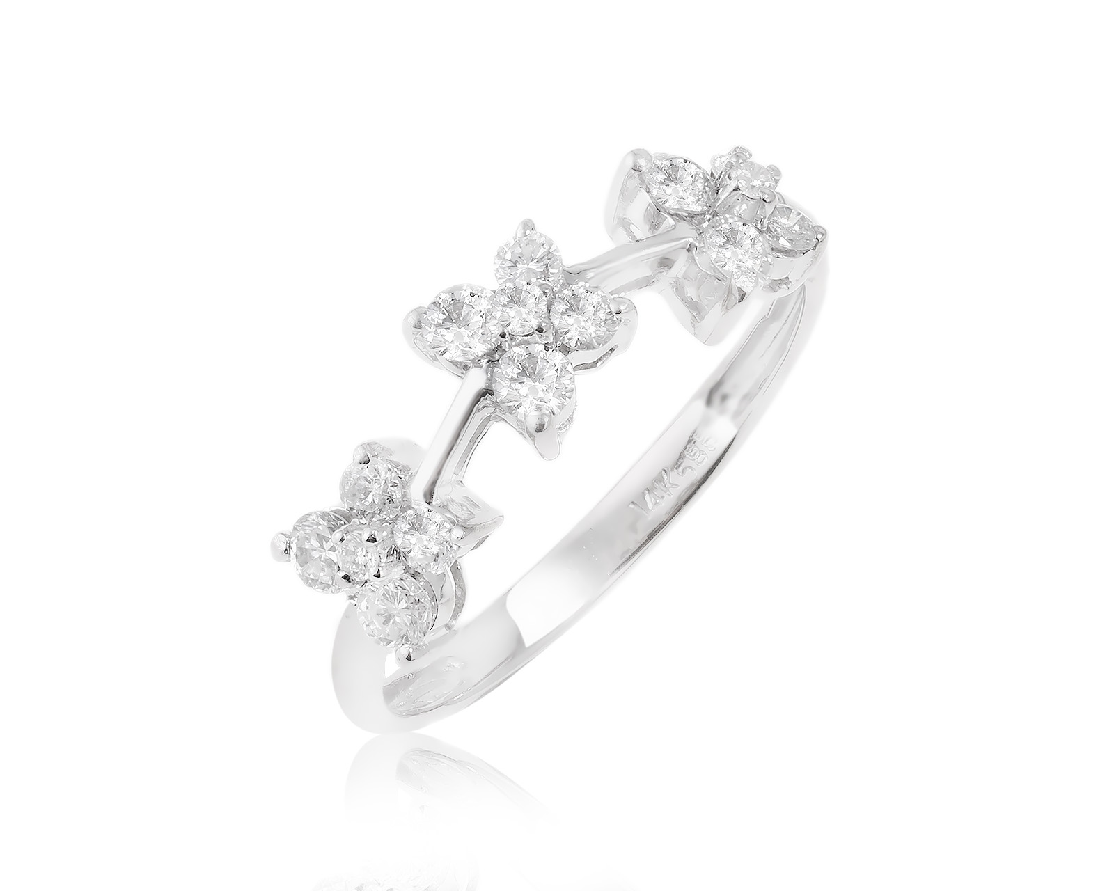 Золотое кольцо с бриллиантами 0.48ct 251123/9