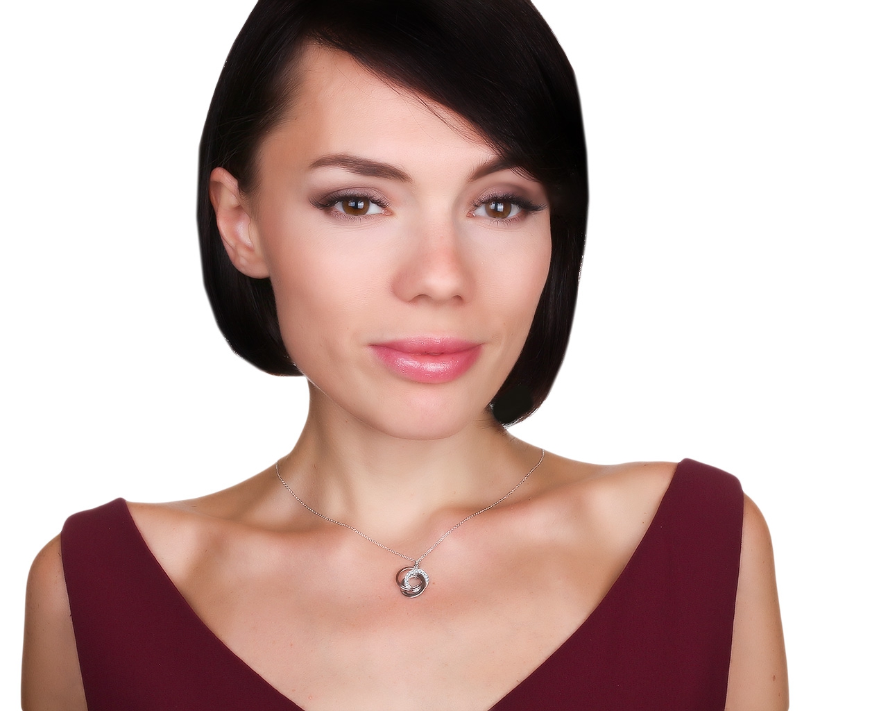 Оригинальный золотой кулон с бриллиантами 0.15ct Tiffany&Co