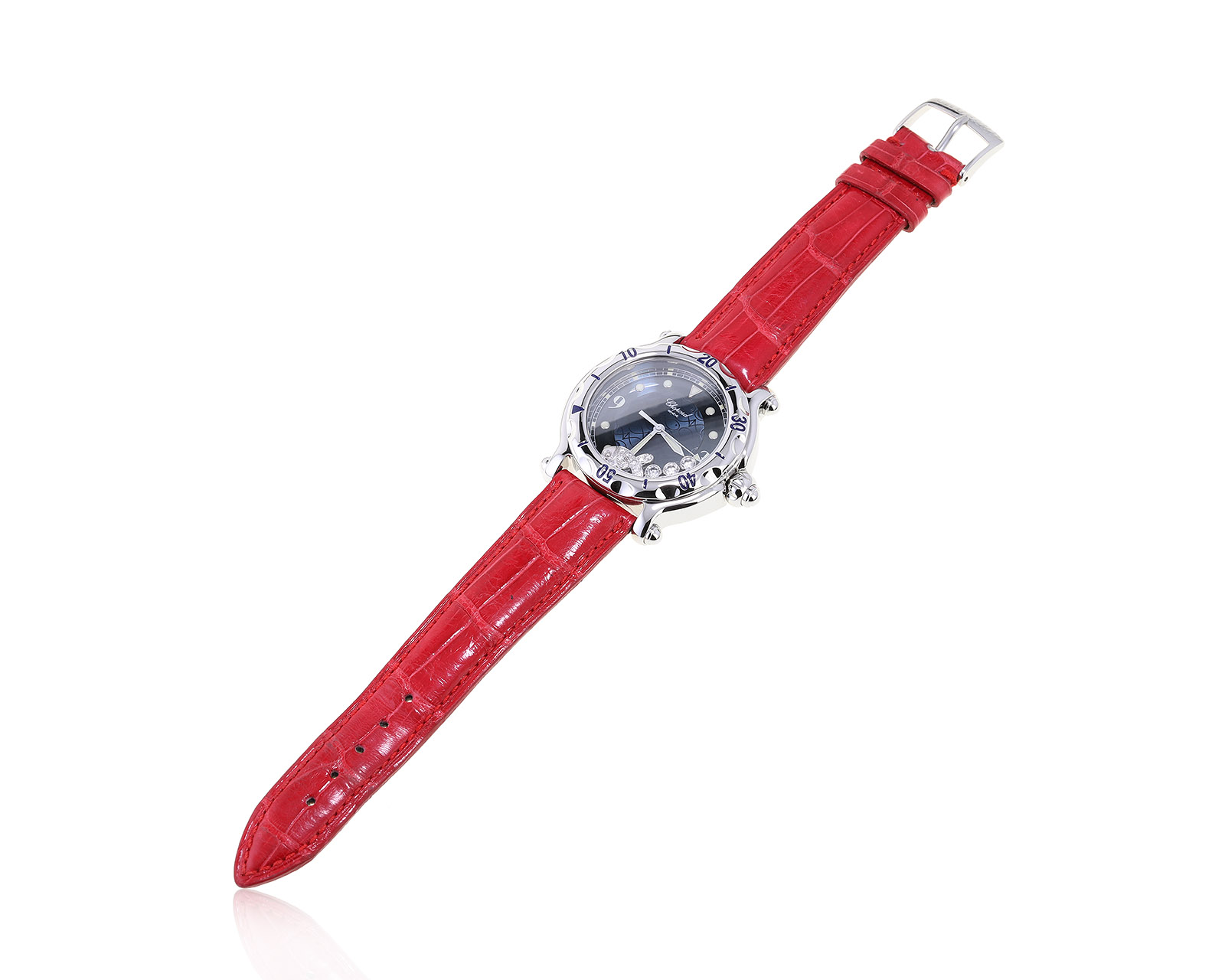 Оригинальные стальные часы Chopard Happy Sport Fish 150721/2