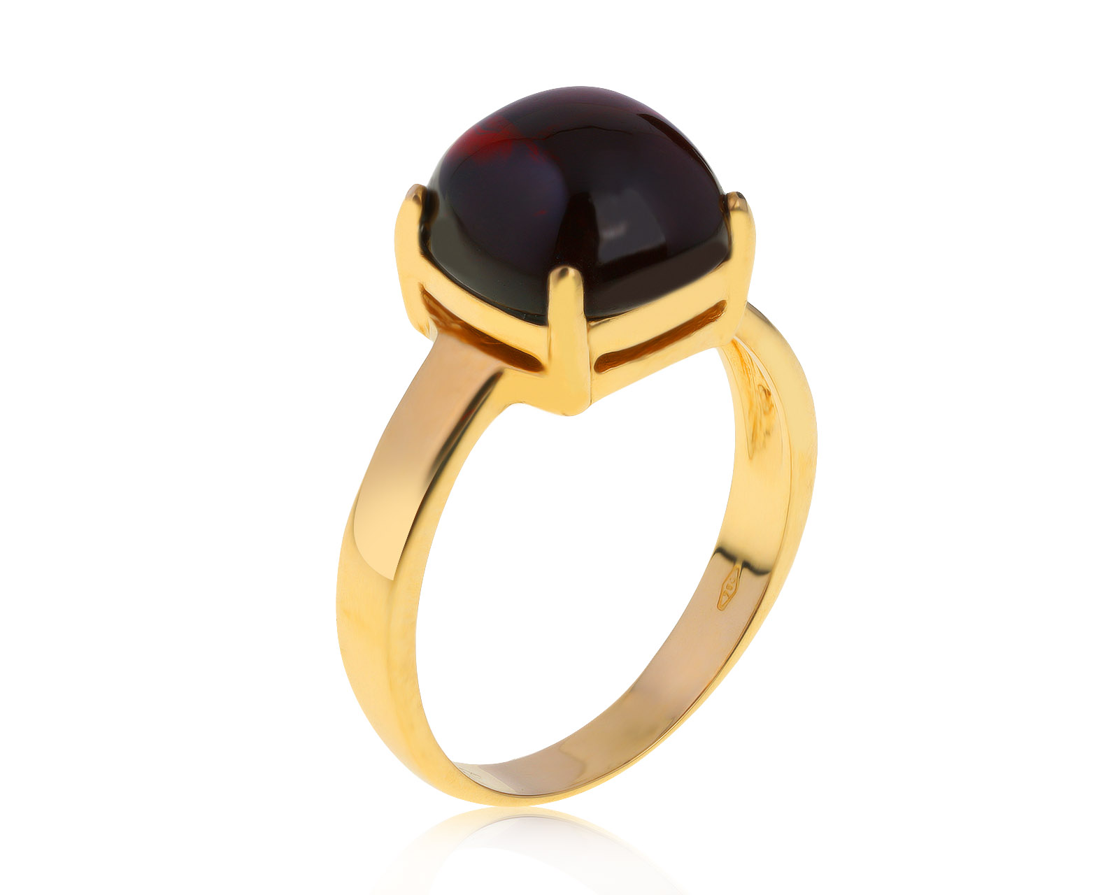 Нарядное золотое кольцо с гранатом 5.30ct 160721/3