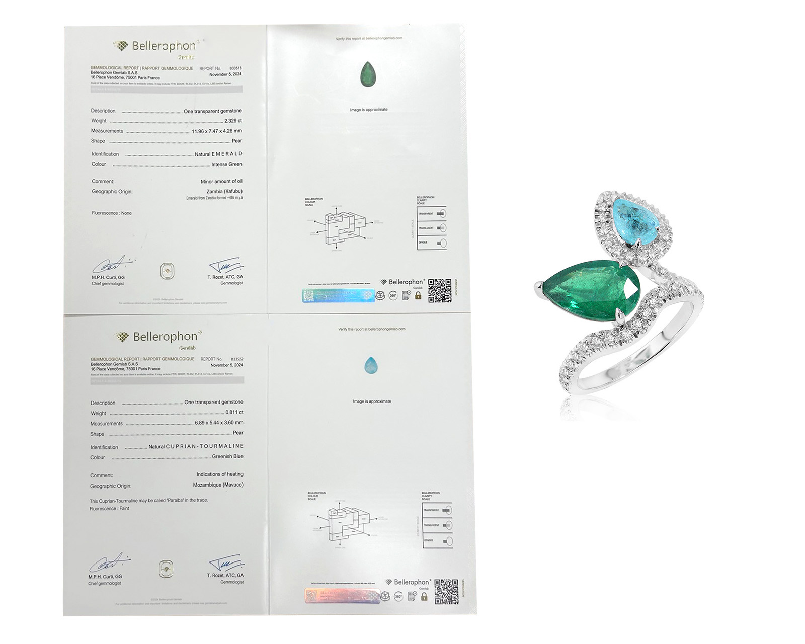 Золотое кольцо с изумрудом Замбия 2.32ct Evgeny Matveev