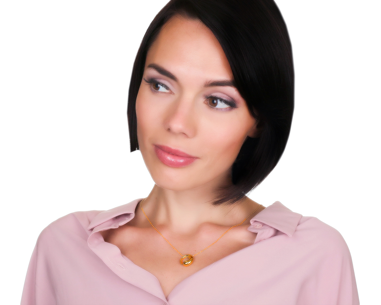 Оригинальный золотой кулон Tiffany&Co