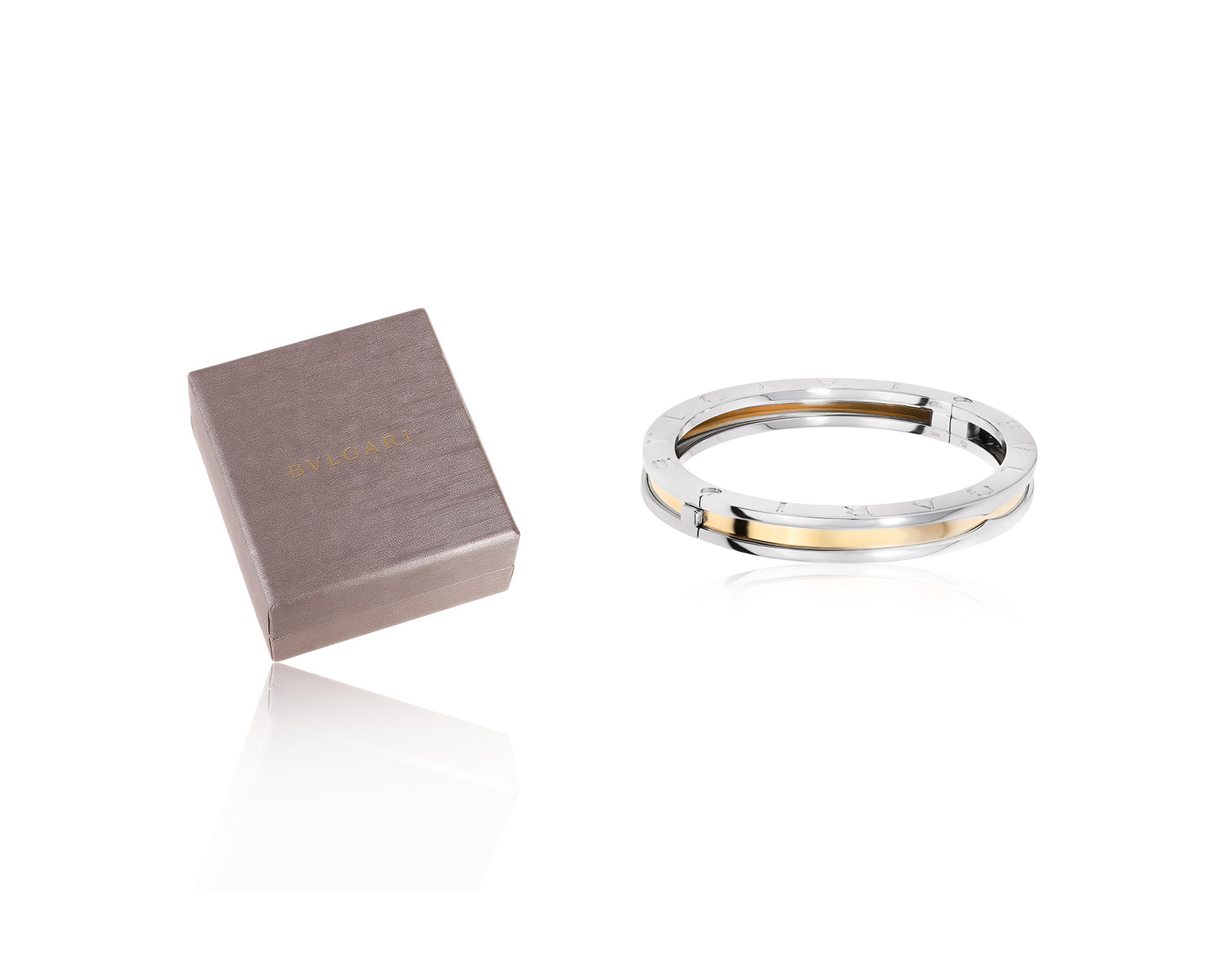 Оригинальный золотой браслет Bvlgari B.Zero1