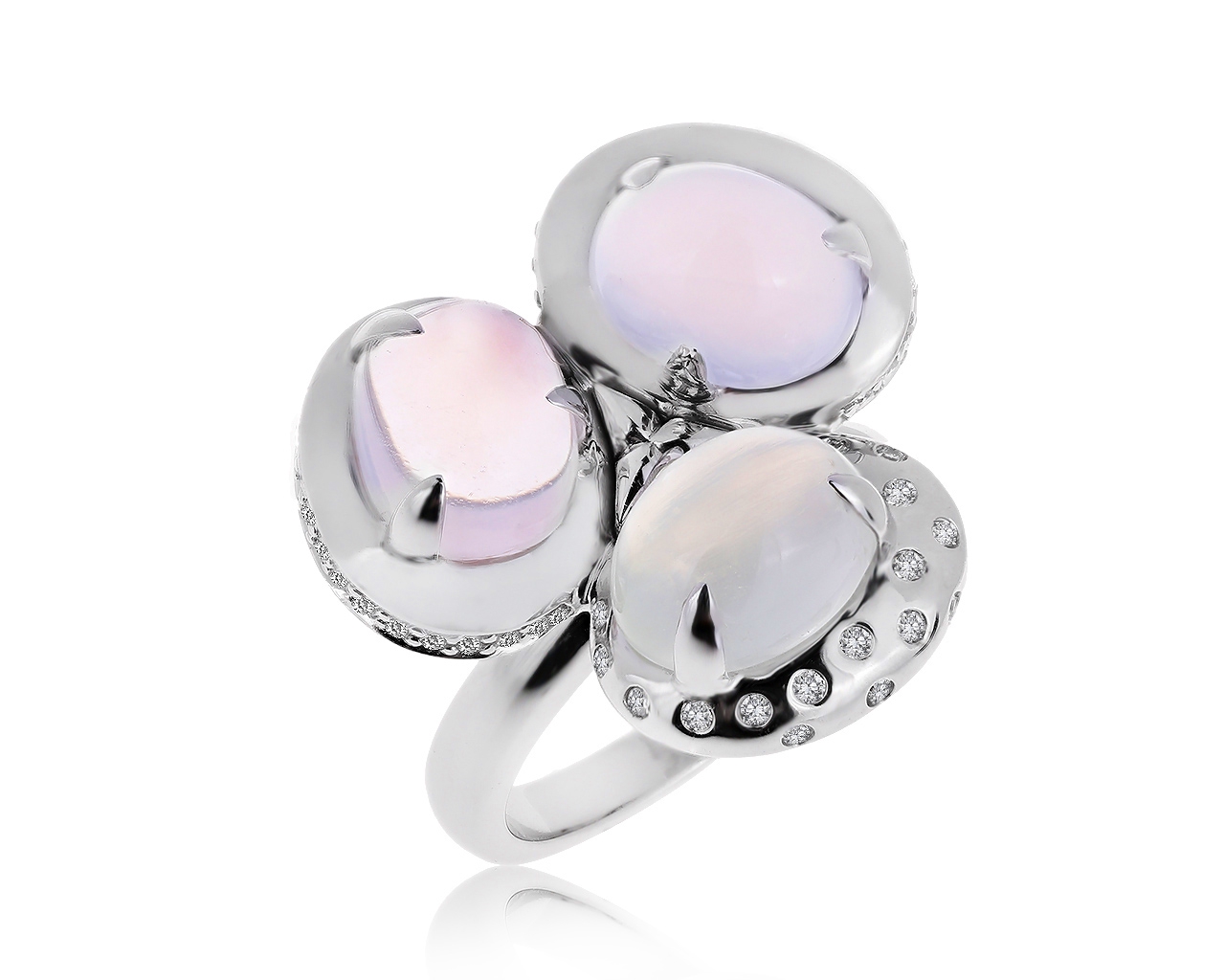 Праздничное золотое кольцо с кварцами 6.90ct 240320/15