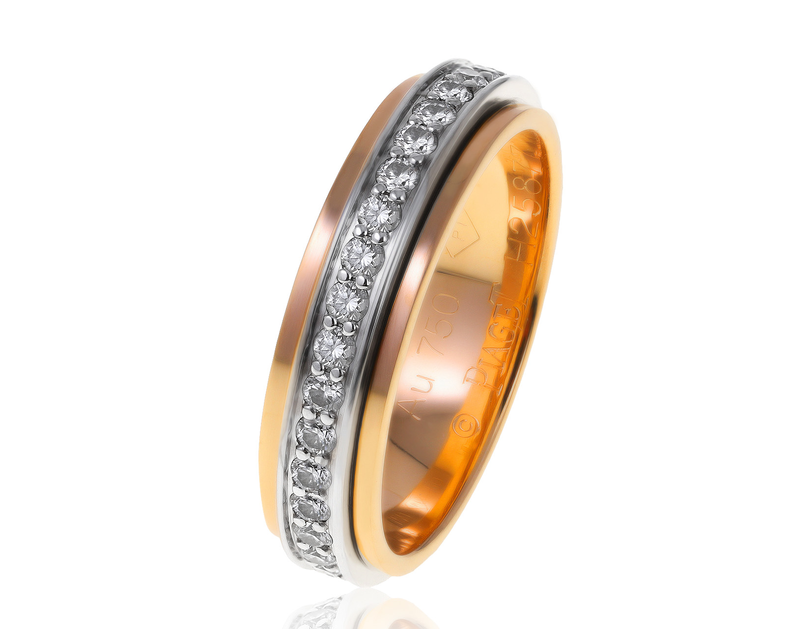 Оригинальное золотое кольцо с бриллиантами 0.54ct Piaget Possession