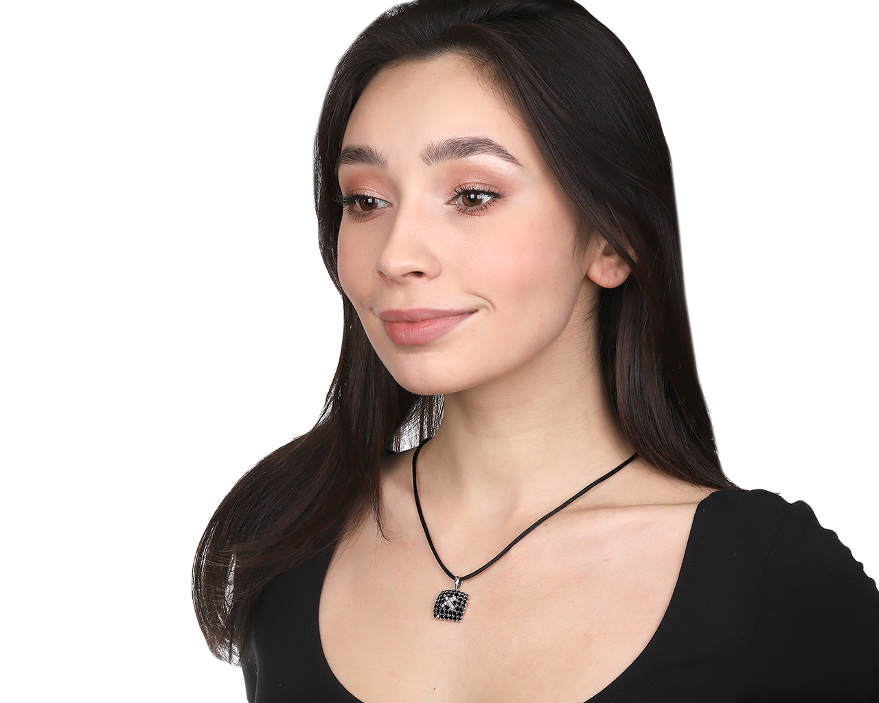 Чарующий золотой кулон с бриллиантами 2.60ct