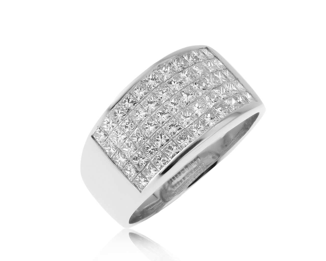 Притягательное золотое кольцо с бриллиантами 2.24ct 181220/1