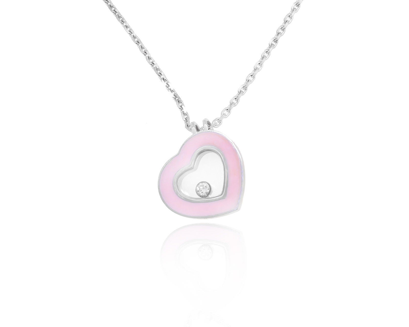 Оригинальный золотой кулон Chopard Happy Diamonds Heart 090224/1