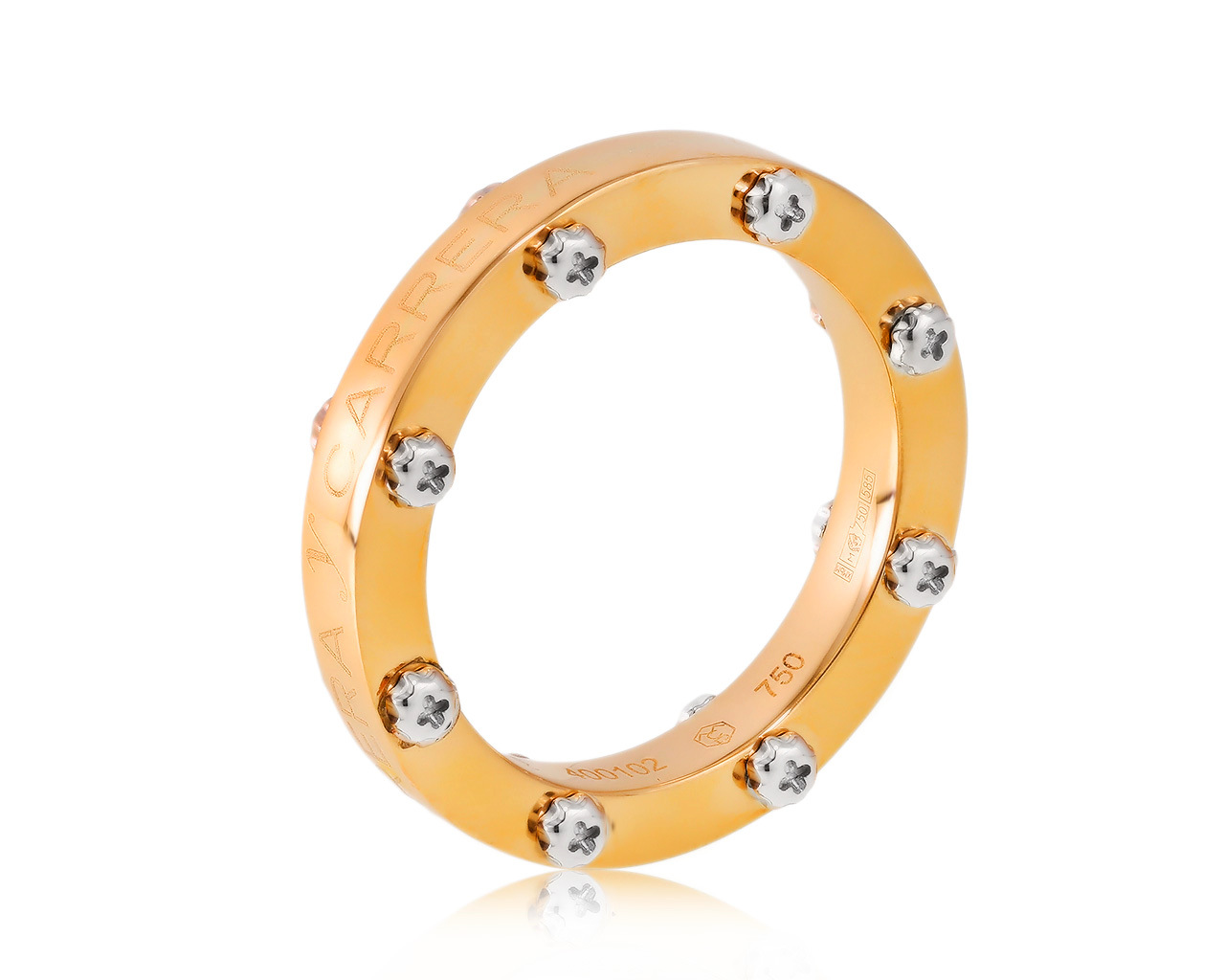 Оригинальное золотое кольцо Carrera y Carrera 101020/3