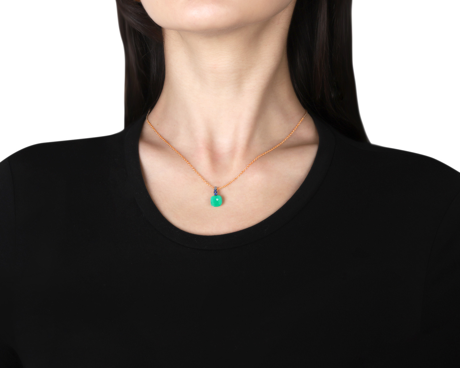 Оригинальный золотой кулон Pomellato Capri