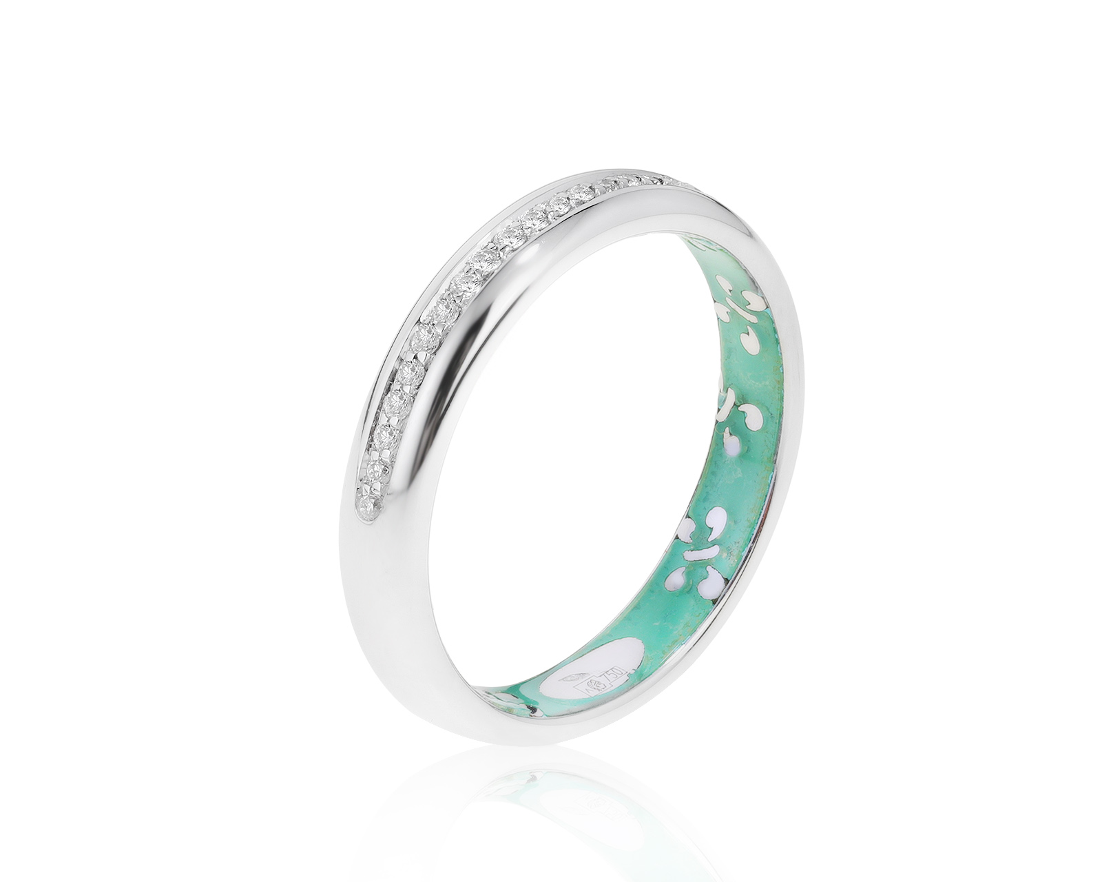 Оригинальное золотое кольцо с эмалью Korloff 310122/1