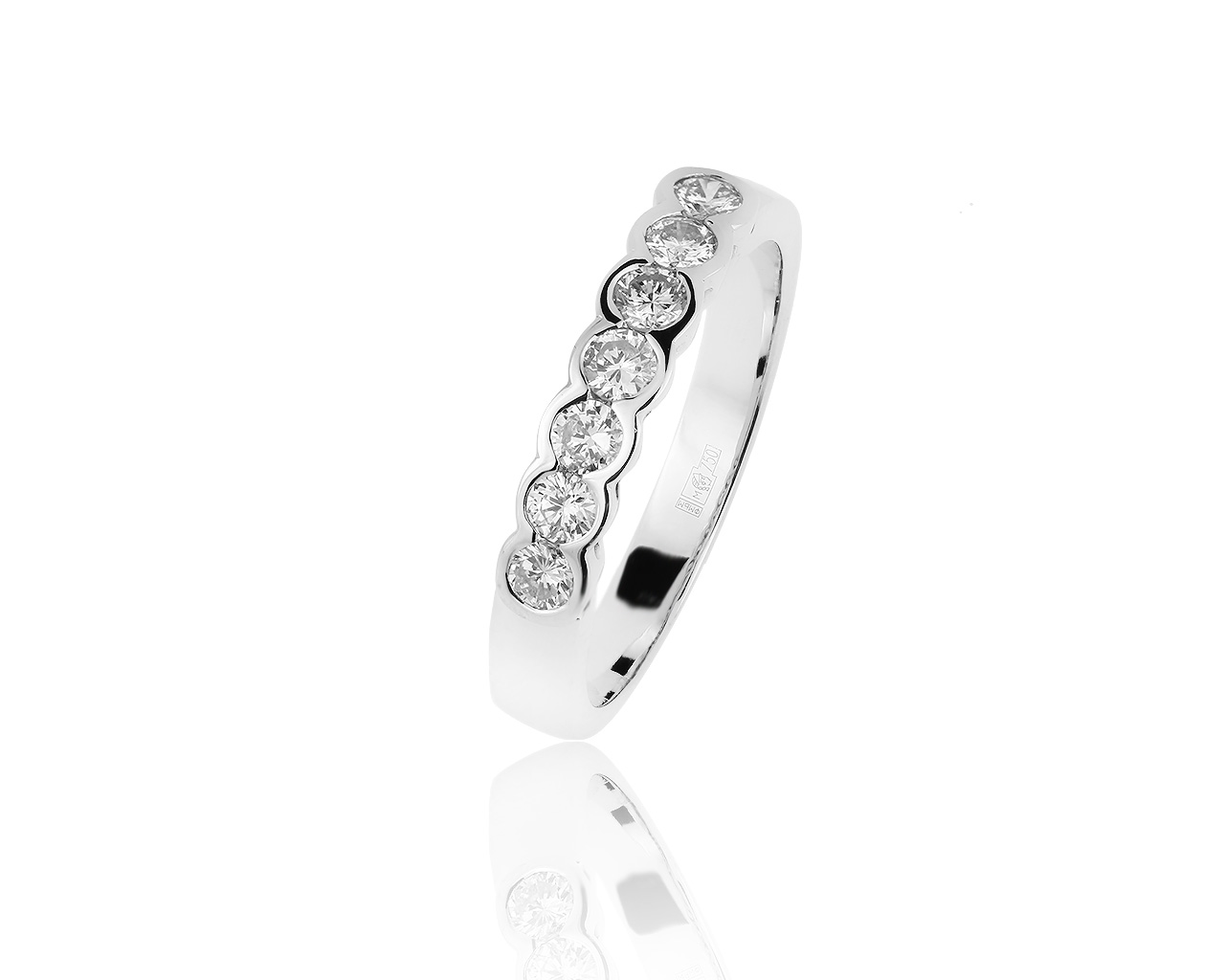 Лаконичное золотое кольцо с бриллиантами 0.62ct 160419/4 Лаконичное золотое кольцо с бриллиантами 0.62ct 160419/4