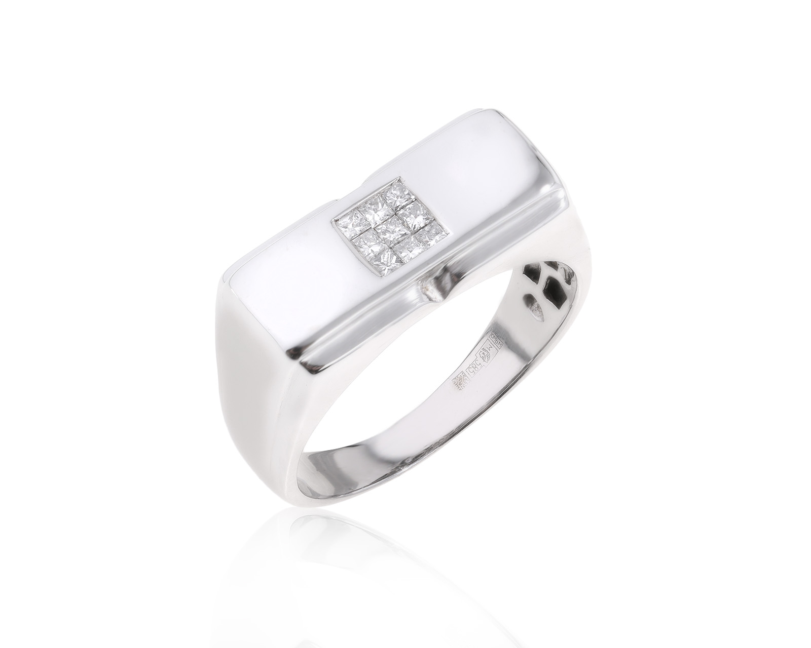 Золотое кольцо с бриллиантами 0.22ct 030724/7