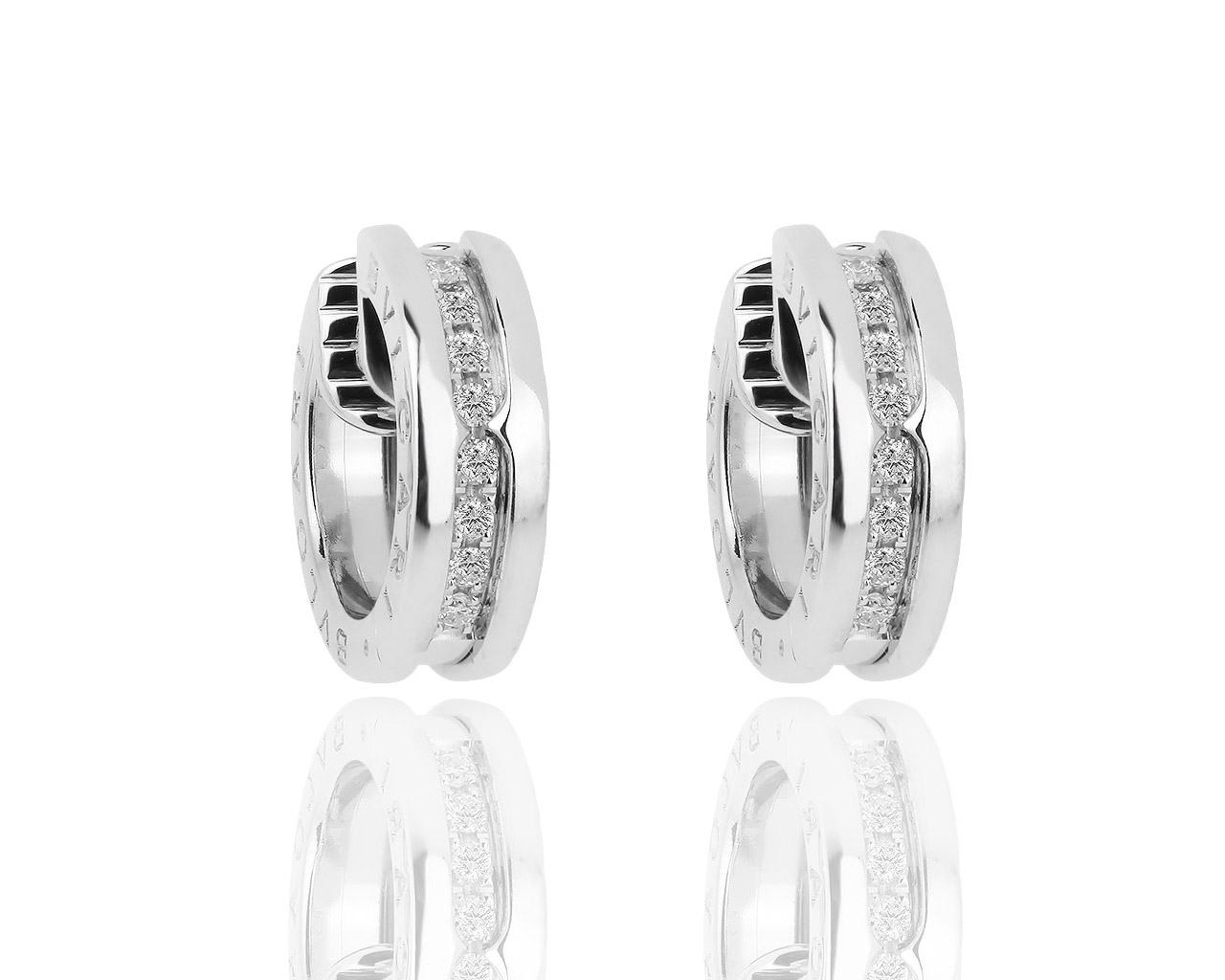 Золотые серьги с бриллиантами 0.24ct Bvlgari B.Zero 1 250319/7