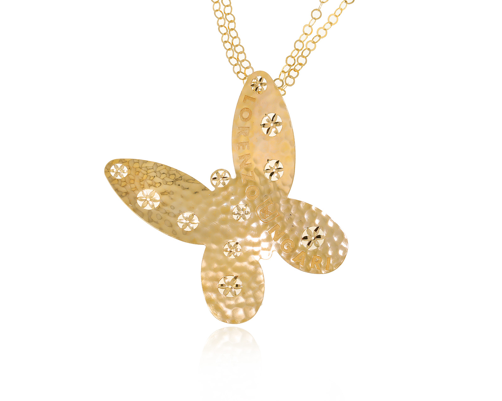 Оригинальное золотое колье Lorenzo Ungari 020424/20