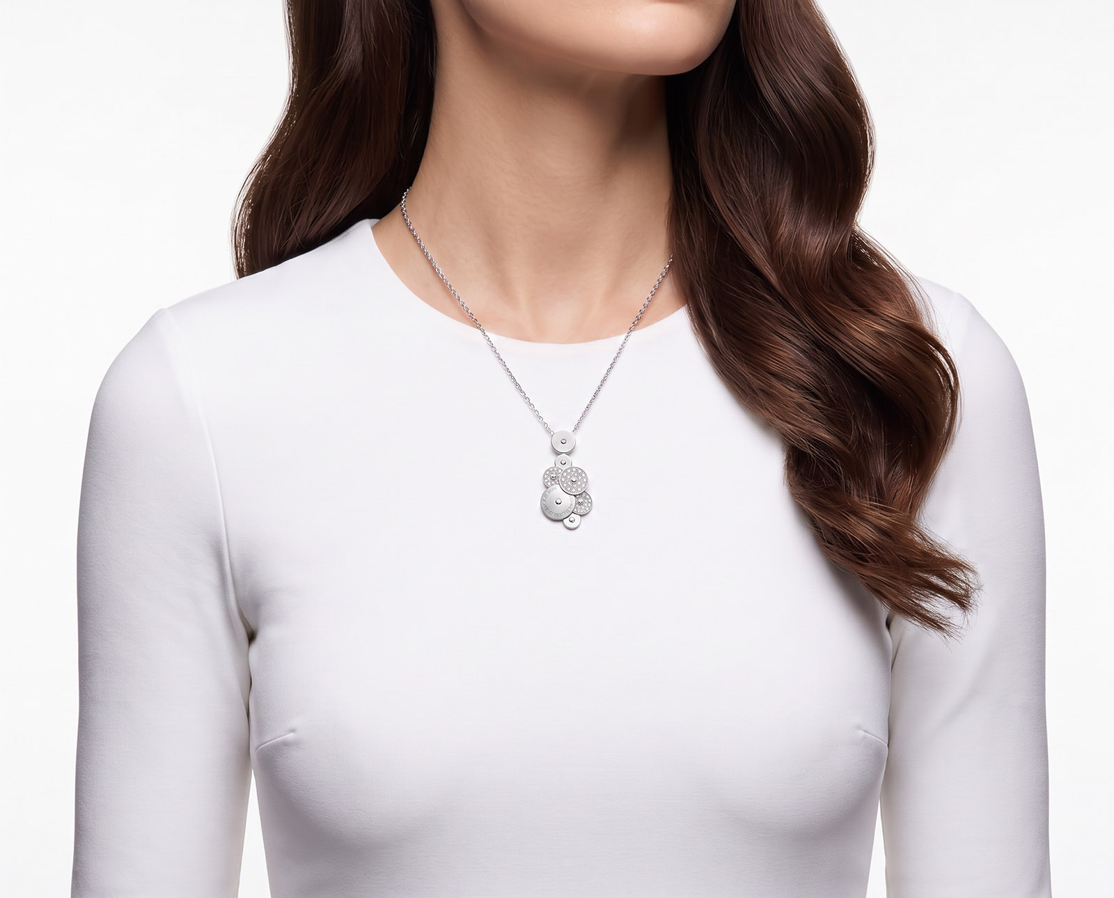 Оригинальное золотое колье с бриллиантами 0.60ct Bvlgari Cicladi