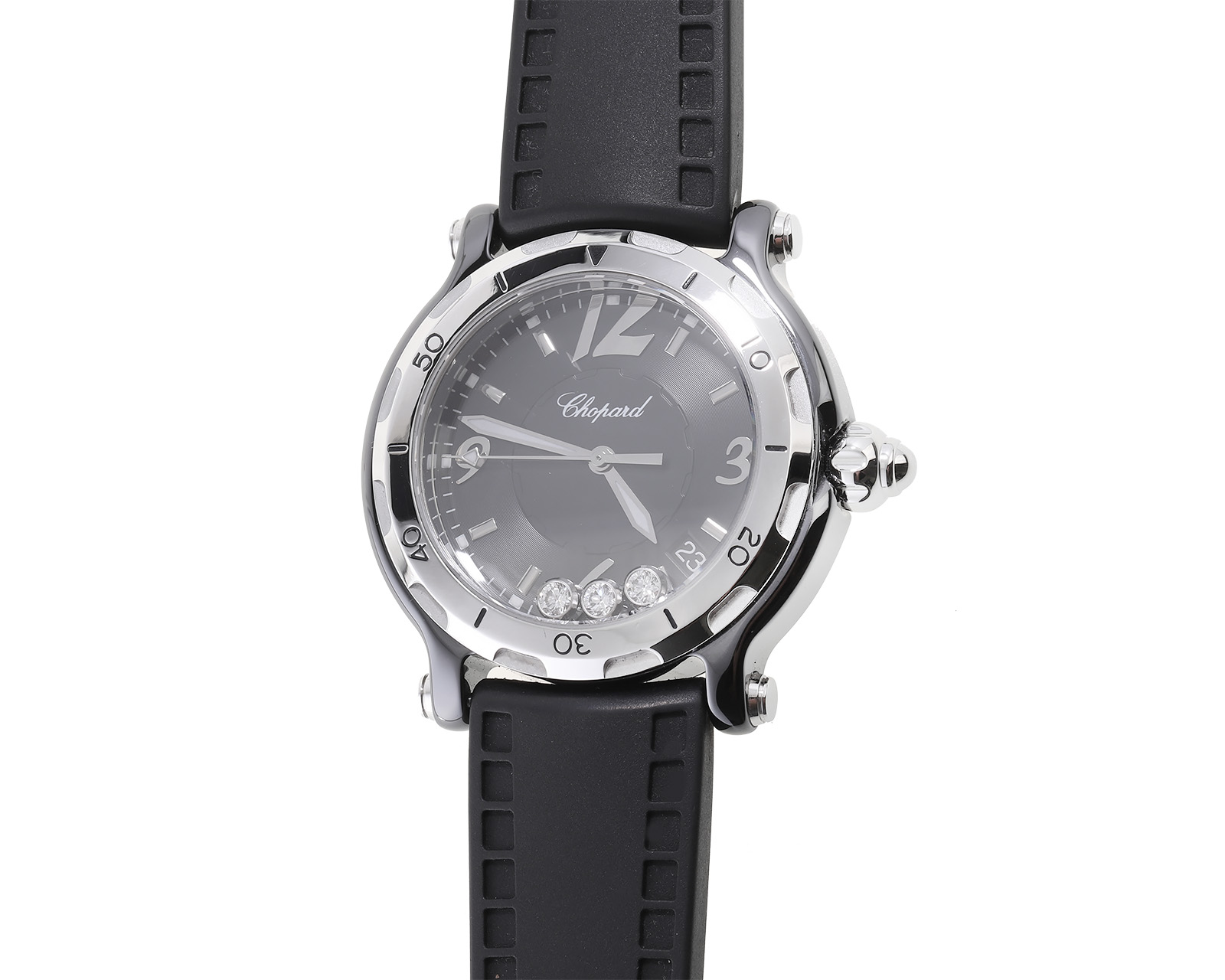 Оригинальные стальные часы Chopard Happy Sport Ceramic 120523/11