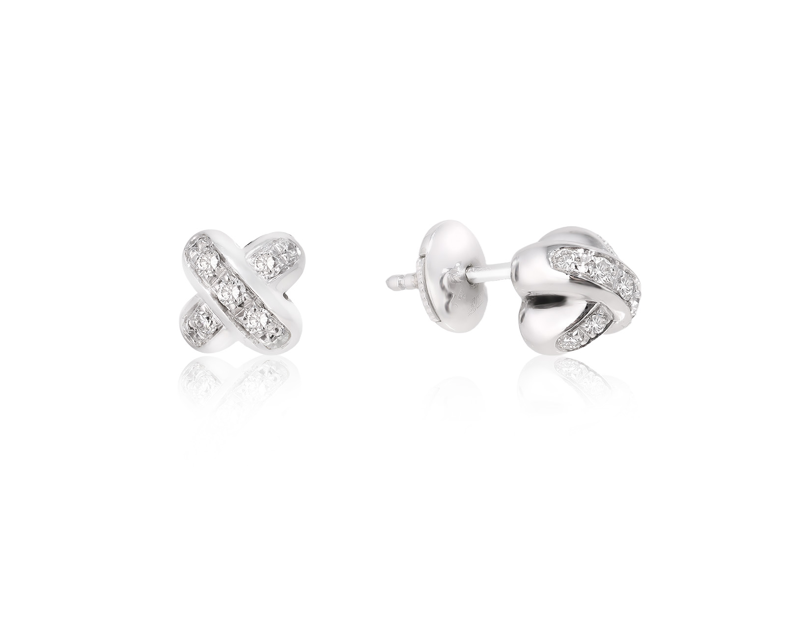 Оригинальные золотые серьги с бриллиантами 0.32ct Chaumet Liens 200525/1 Оригинальные золотые серьги с бриллиантами 0.32ct Chaumet Liens 200525/1