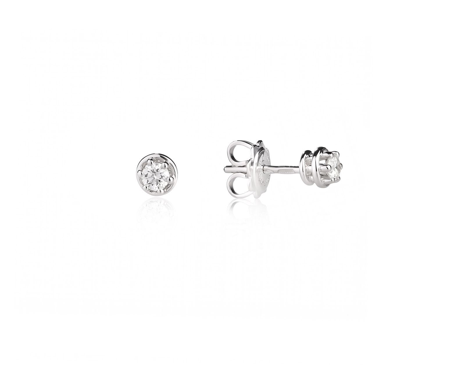 Оригинальные золотые серьги с бриллиантами 0.26ct Damiani Minou 230626/4