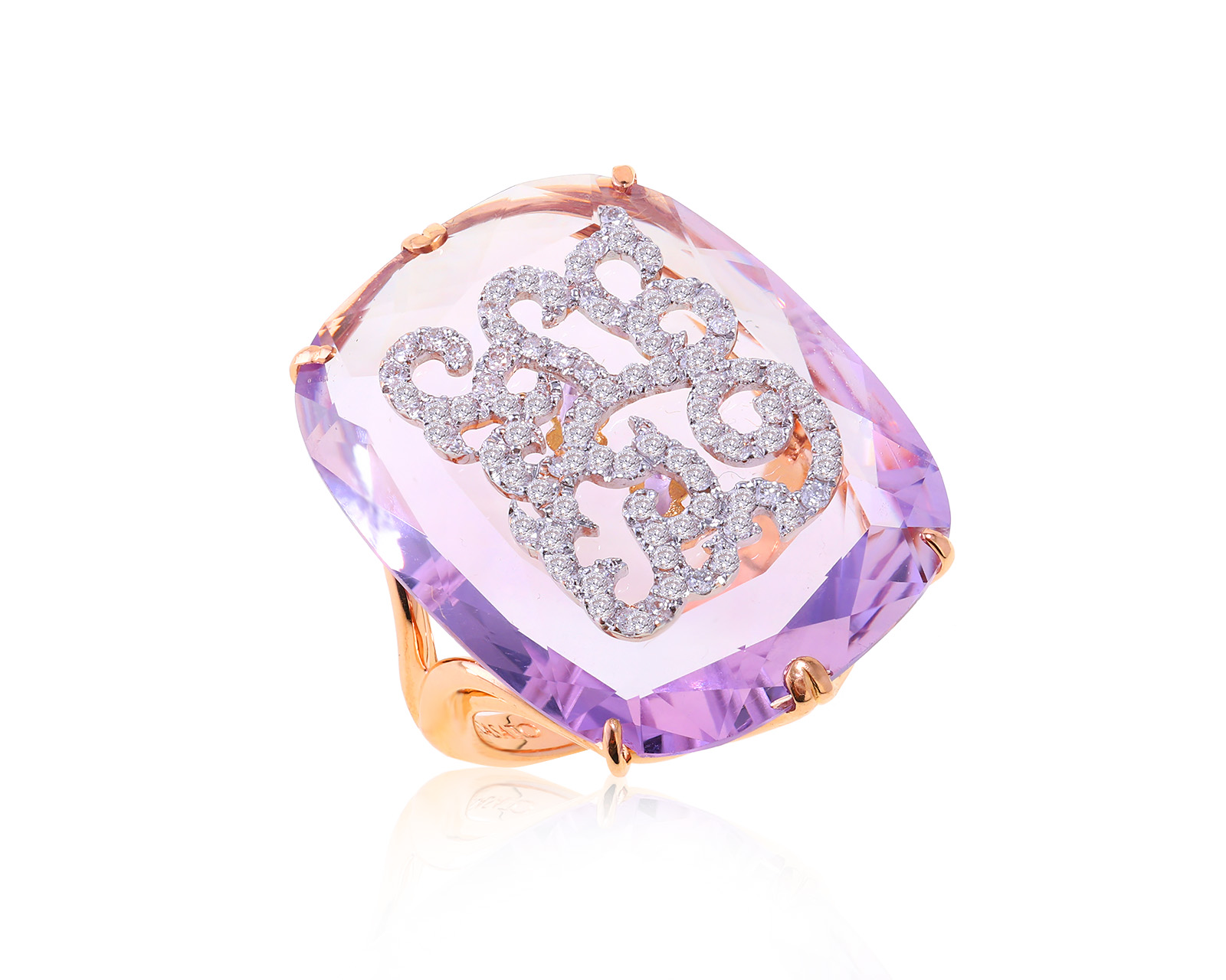 Оригинальное золотое кольцо Casato Aphrodite